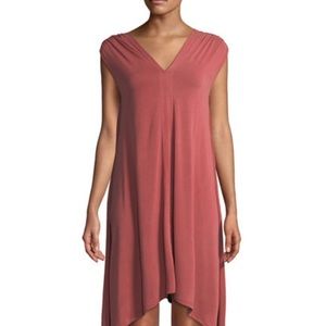 Neiman Marcus Salmon Sharkbite Dress